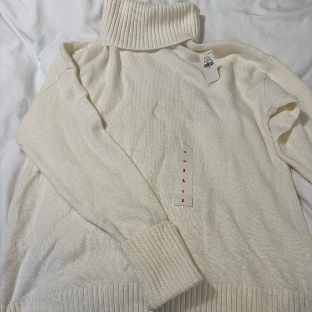 Cream Tunic Sweater